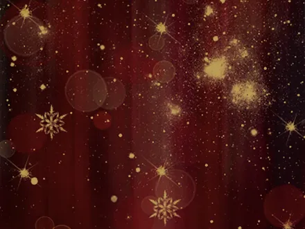 Hintergrundbild in festlichen Rot-Tönen mit goldenen Sternen, weihnachtlich